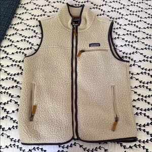 Patagonia Cream Fleece Vest